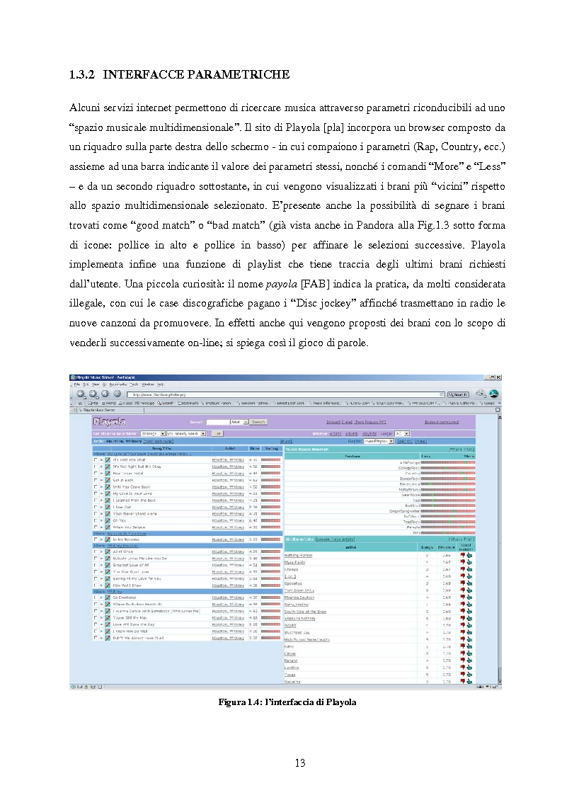 Anteprima della tesi: Analisi di interfacce per la ricerca di brani musicali: finalità mood-based e prototipo di Music Mood Galaxy, Pagina 7