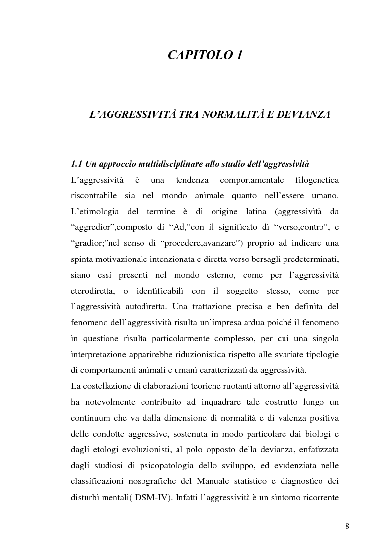 Anteprima della tesi: L'interazione tra fattori genetici e ambientali nelle condotte aggressive e antisociali degli adolescenti: il ruolo del polimorfismo MAOA (monoamina ossidasi-A), Pagina 5