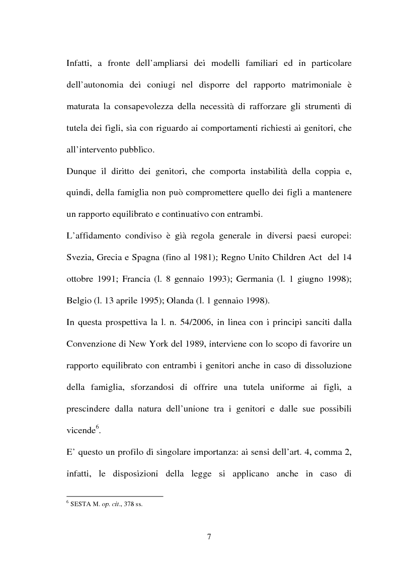 Anteprima della tesi: Affido condiviso, Pagina 5