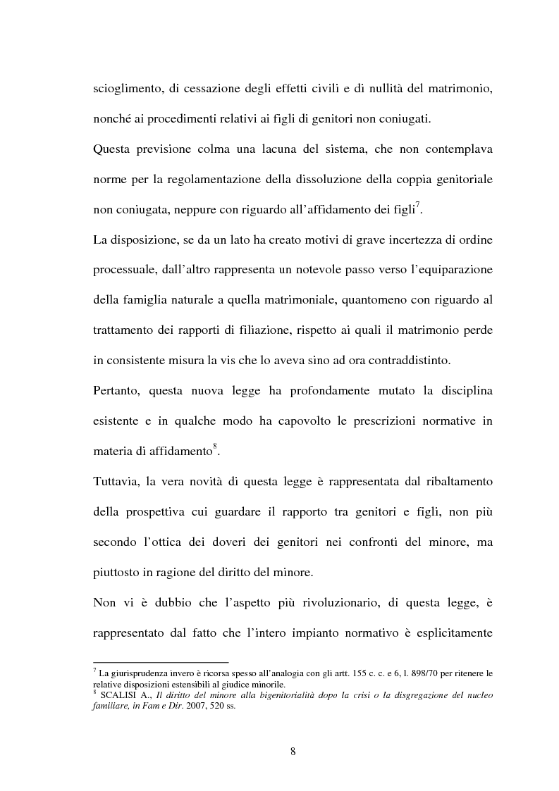 Anteprima della tesi: Affido condiviso, Pagina 6
