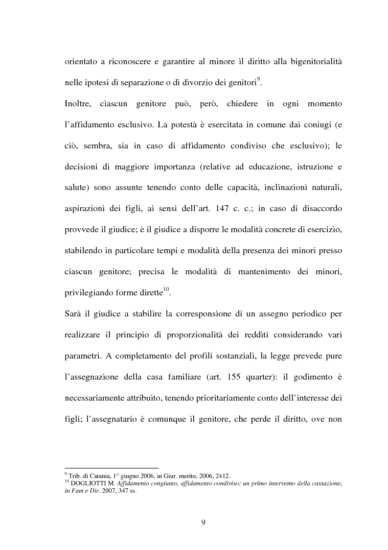Anteprima della tesi: Affido condiviso, Pagina 7