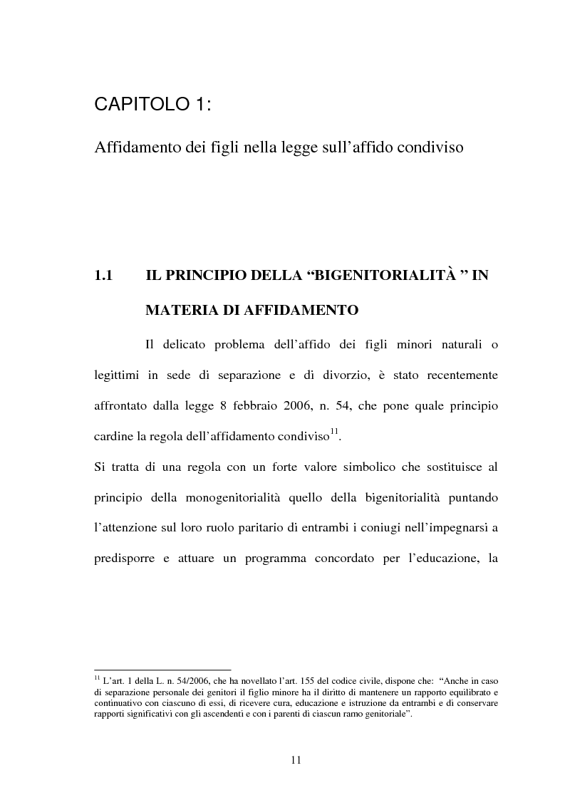 Anteprima della tesi: Affido condiviso, Pagina 9