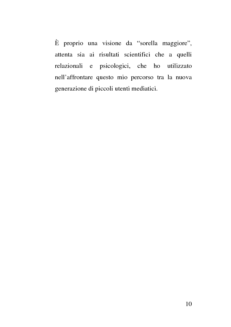 Anteprima della tesi: La crescita socio - emotivo - cognitiva del bambino attraverso lo spot e la tutela dei minori, Pagina 4