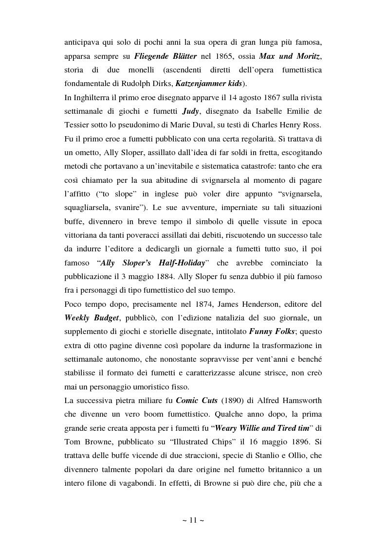Anteprima della tesi: La comunicazione massmediologica nel fumetto: un'analisi, Pagina 10