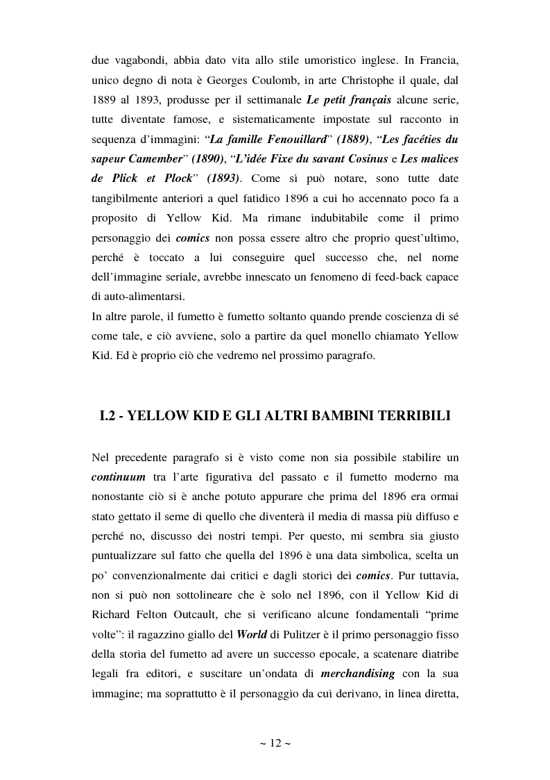 Anteprima della tesi: La comunicazione massmediologica nel fumetto: un'analisi, Pagina 11