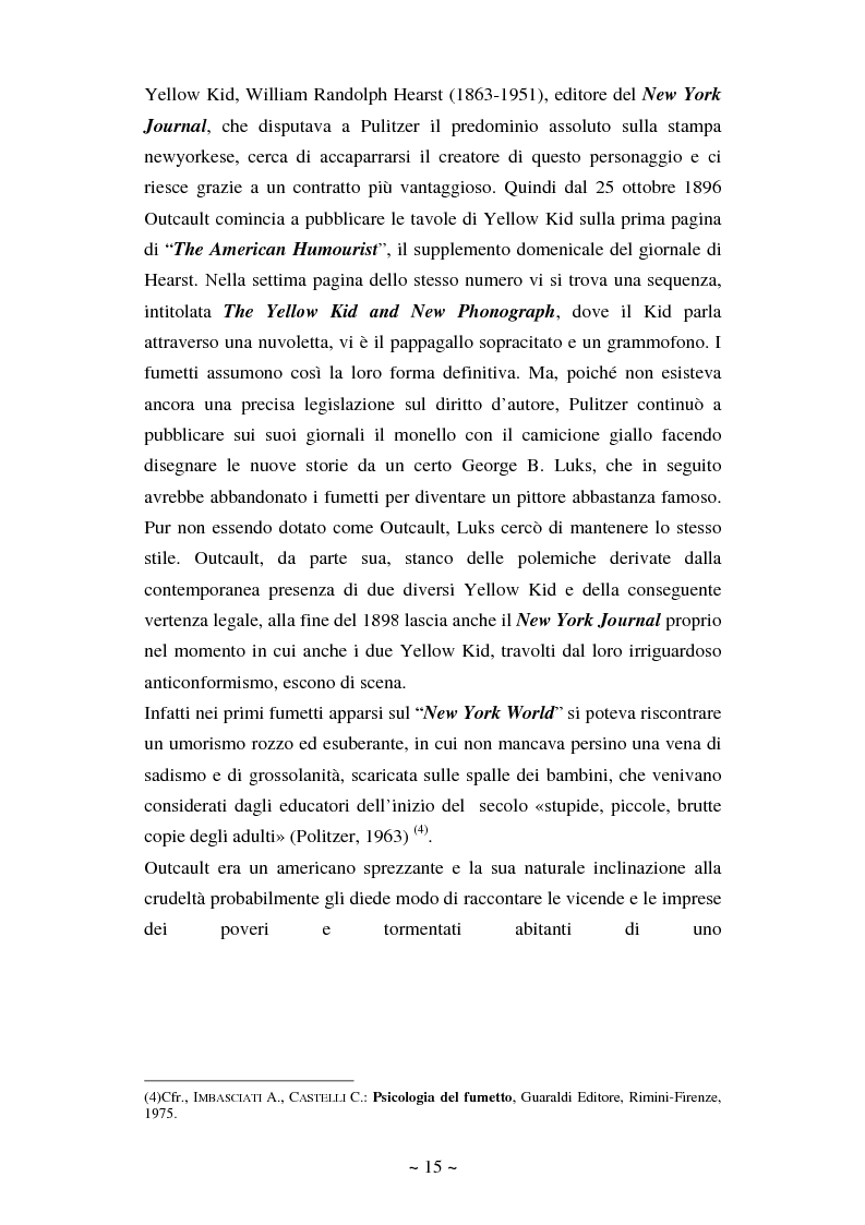 Anteprima della tesi: La comunicazione massmediologica nel fumetto: un'analisi, Pagina 14