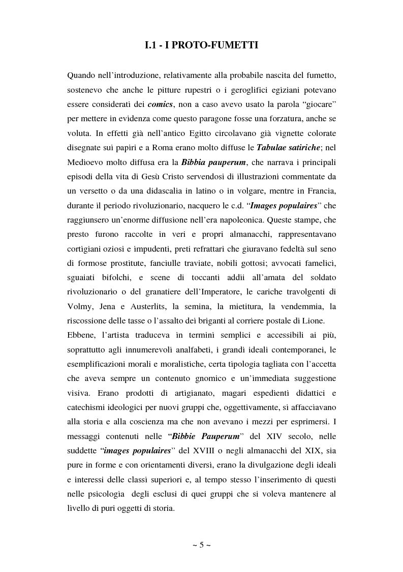Anteprima della tesi: La comunicazione massmediologica nel fumetto: un'analisi, Pagina 4