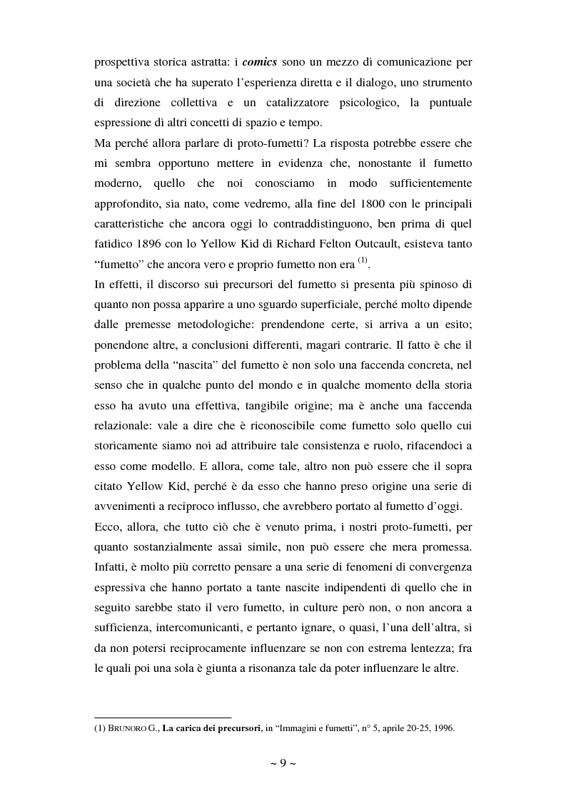 Anteprima della tesi: La comunicazione massmediologica nel fumetto: un'analisi, Pagina 8