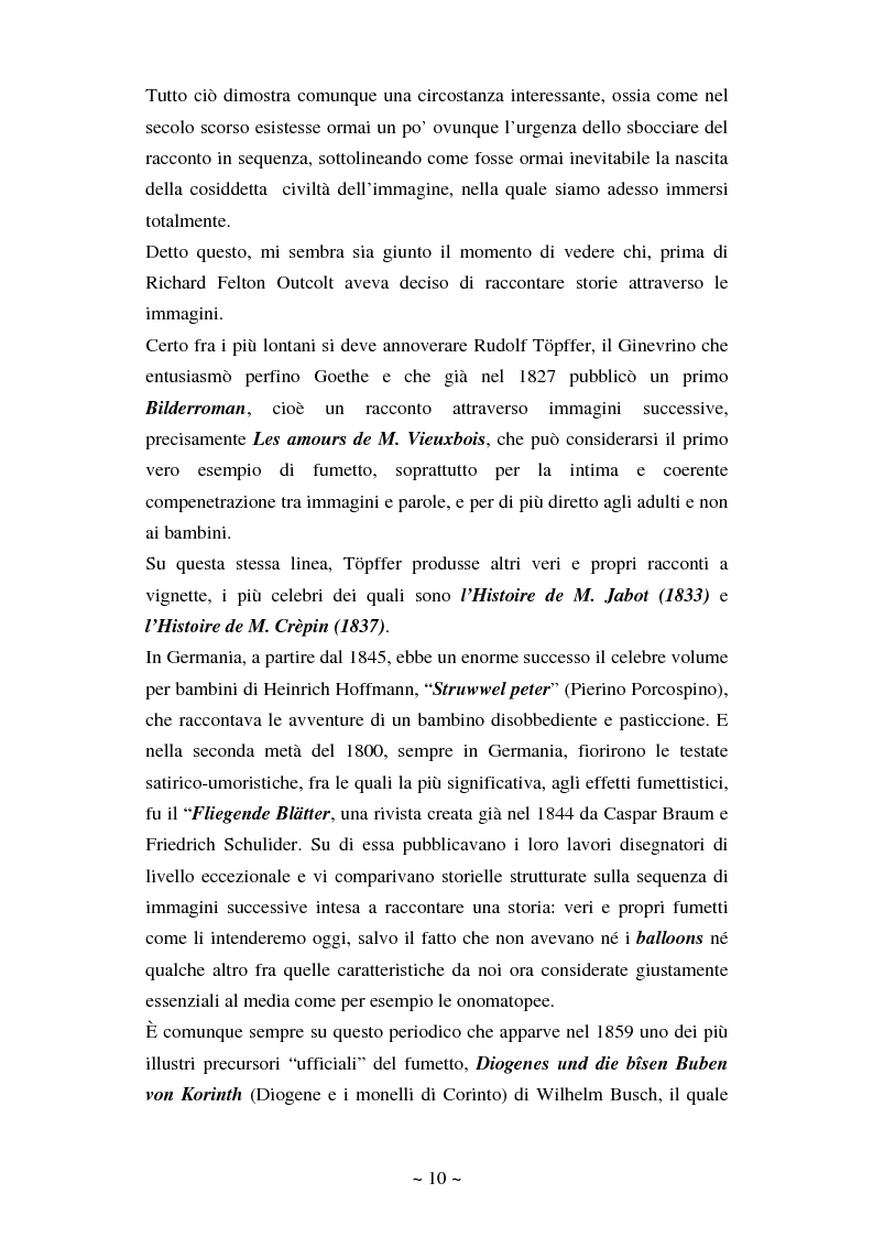 Anteprima della tesi: La comunicazione massmediologica nel fumetto: un'analisi, Pagina 9