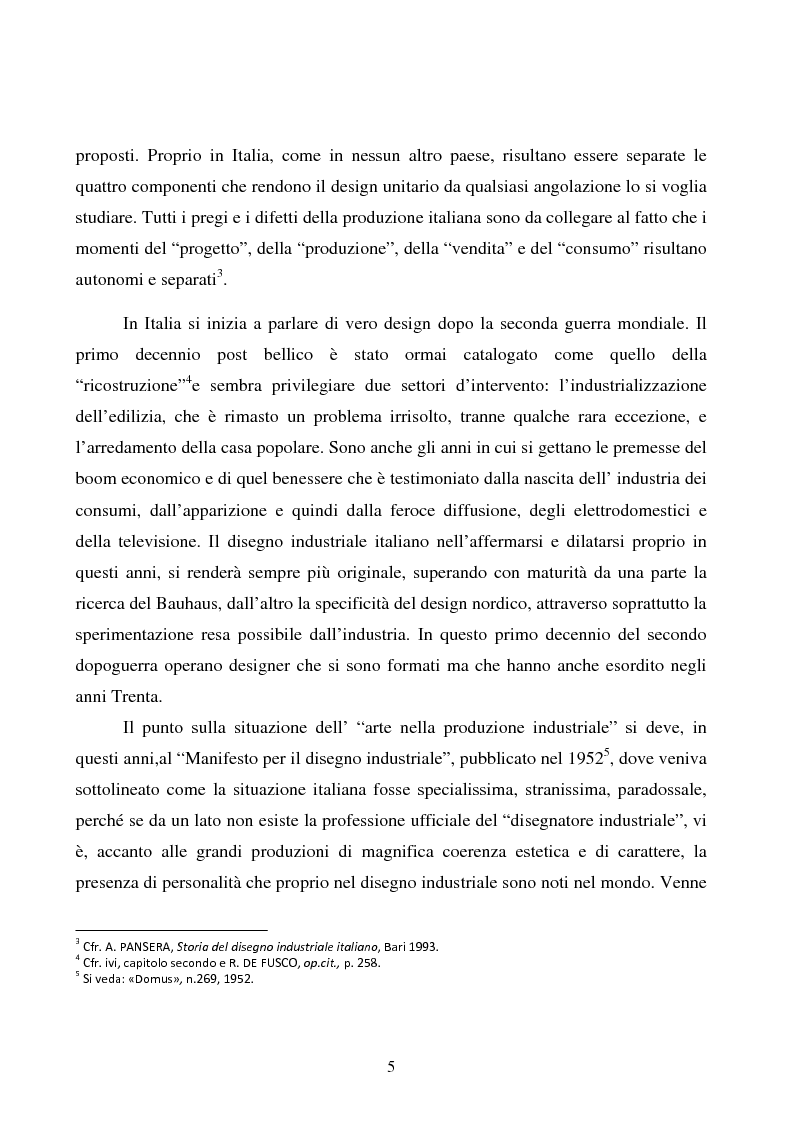 Anteprima della tesi: Design e produzione grafica in Campania nella seconda metà del 900, Pagina 5
