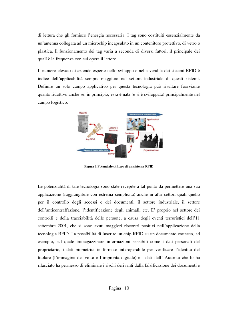 Anteprima della tesi: Sicurezza per Radio Frequency Identification: tracciare le merci preservando la privacy, Pagina 2
