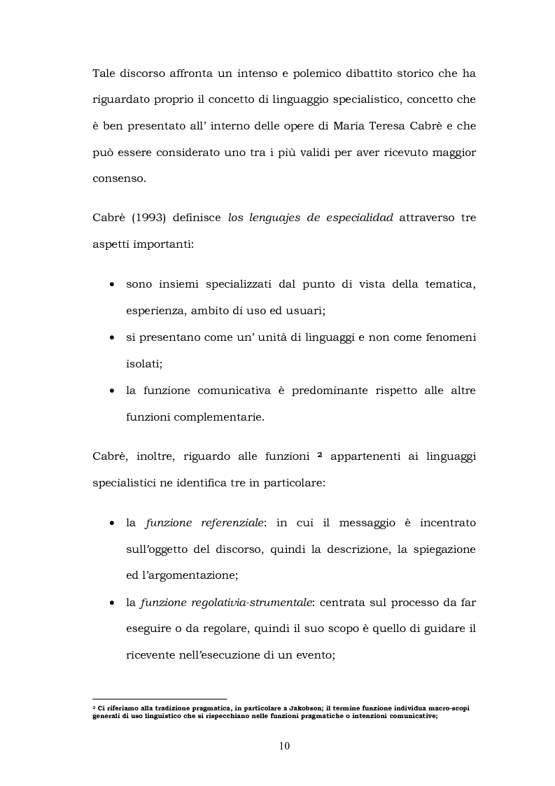 Anteprima della tesi: Il linguaggio del turismo: la traduzione dei realia tra linguaggio specialistico e lingua di cultura, Pagina 7