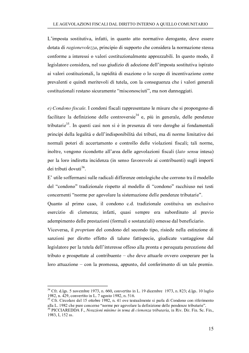 Anteprima della tesi: Le agevolazioni fiscali dal diritto interno a quello comunitario. Il caso degli spin off accademici, Pagina 15