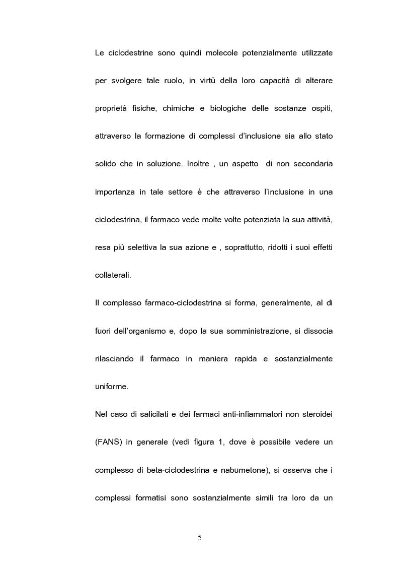 Anteprima della tesi: Impiego delle ciclodestrine in campo farmaceutico: applicazioni attuali e prospettive future, Pagina 3