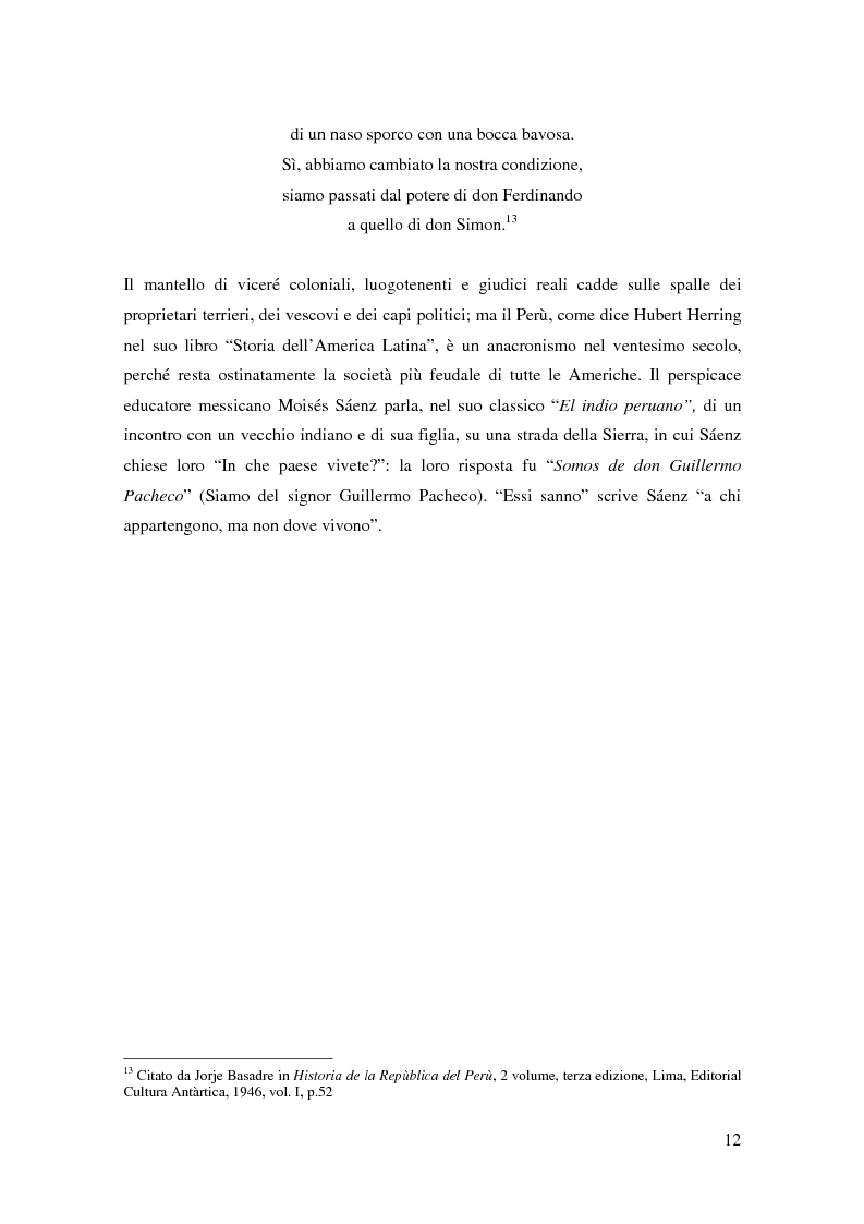 Anteprima della tesi: Processo a Fujimori. Dieci anni di dittatura, corruzione e violazione dei diritti umani., Pagina 10