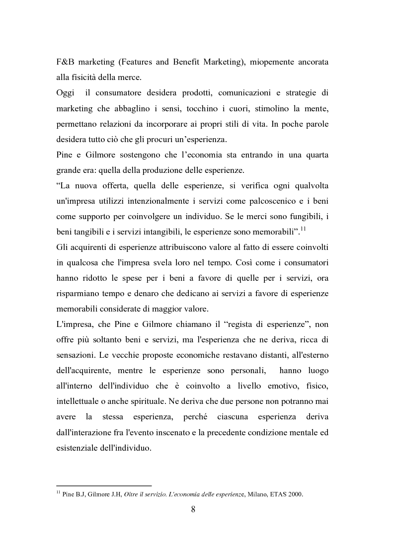 Anteprima della tesi: Il polisensualismo del consumatore: la riscoperta dell'olfatto, Pagina 12