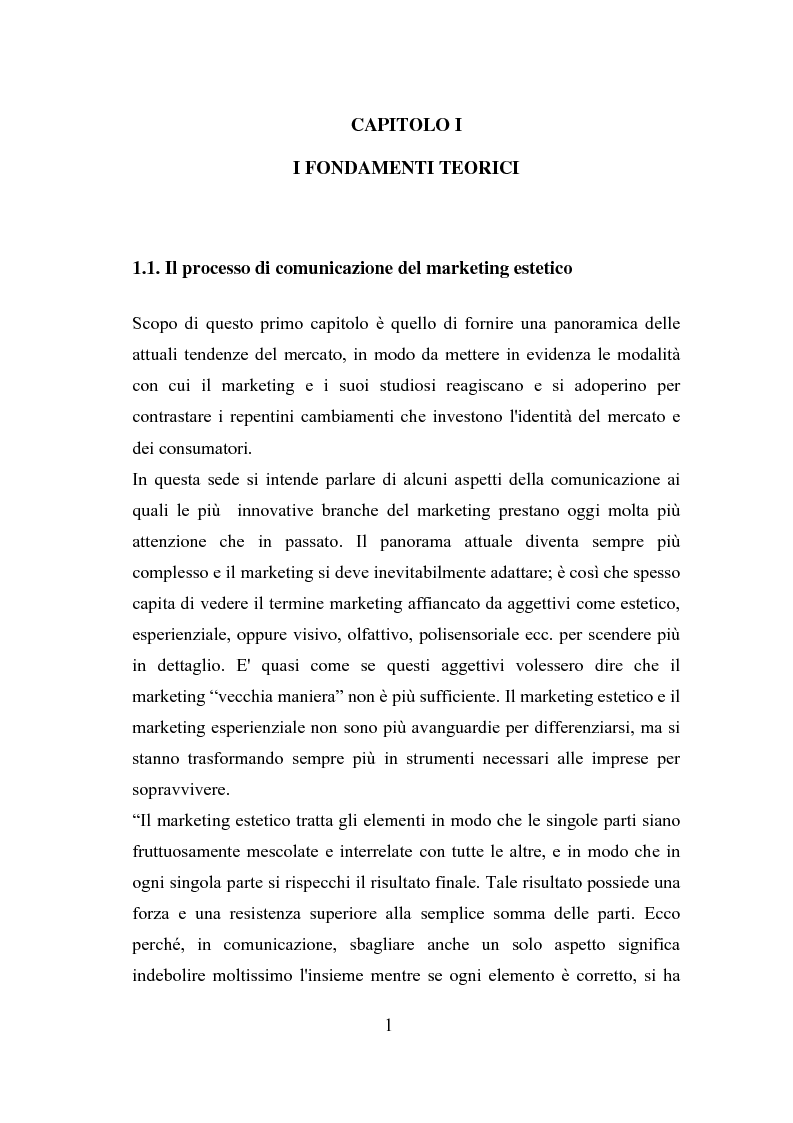 Anteprima della tesi: Il polisensualismo del consumatore: la riscoperta dell'olfatto, Pagina 5