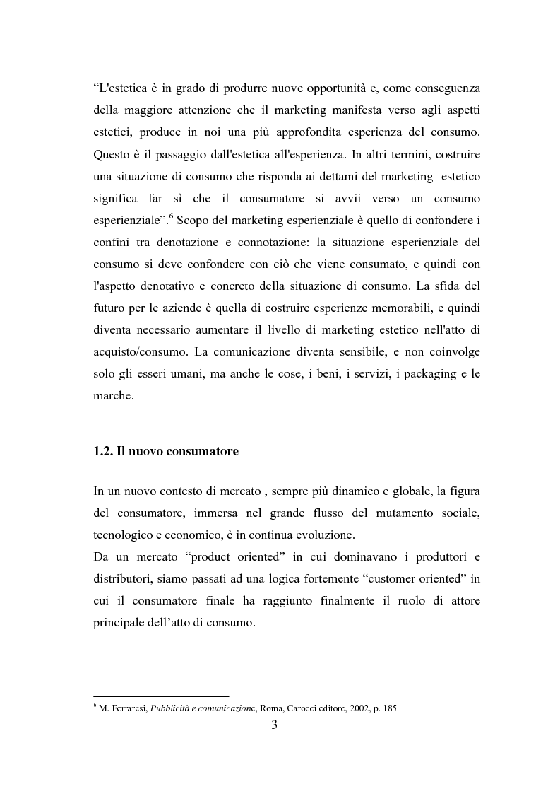Anteprima della tesi: Il polisensualismo del consumatore: la riscoperta dell'olfatto, Pagina 7