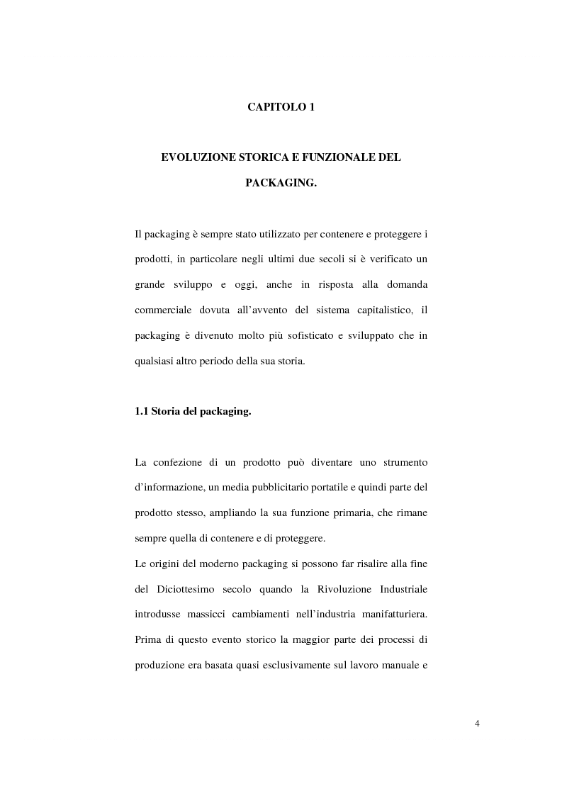 Anteprima della tesi: Aspetti psicologici sulla costruzione e fruizione del packaging, Pagina 2
