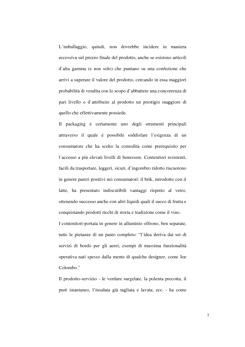 Anteprima della tesi: Aspetti psicologici sulla costruzione e fruizione del packaging, Pagina 5