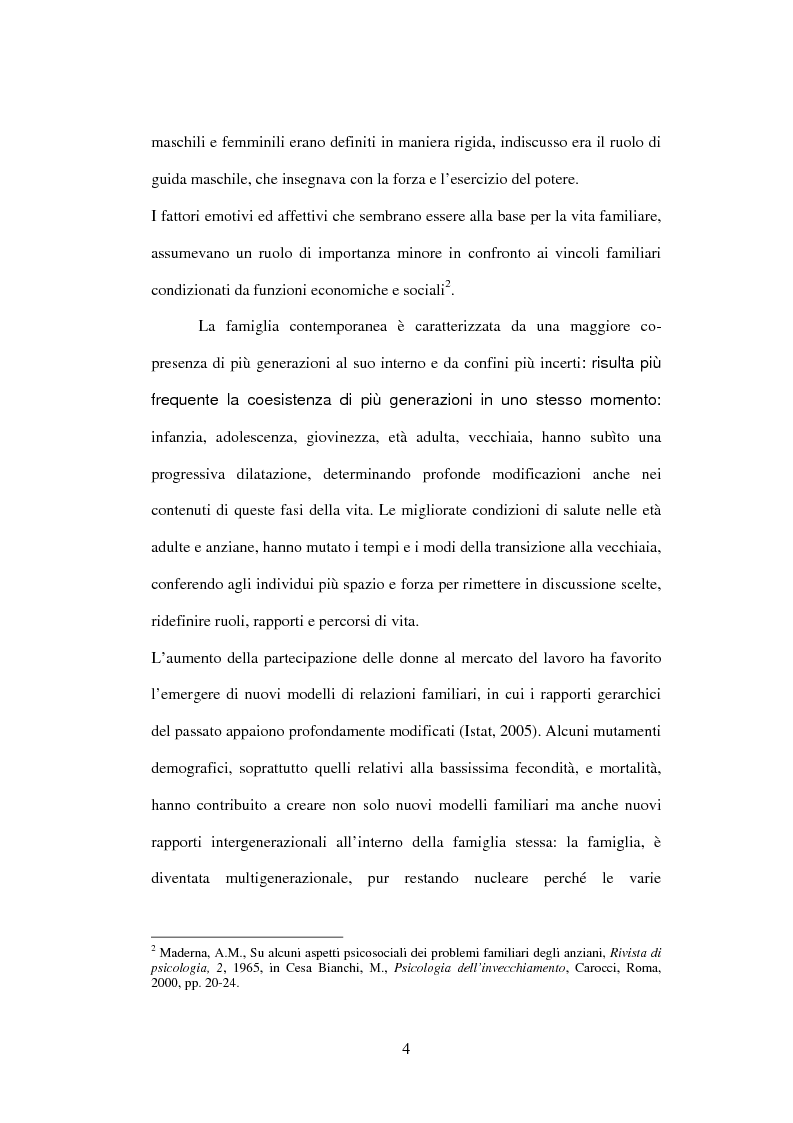 Anteprima della tesi: Eredità invisibili: la trasmissione intergenerazionale tra nonni e nipoti nel ciclo di vita familiare, Pagina 4
