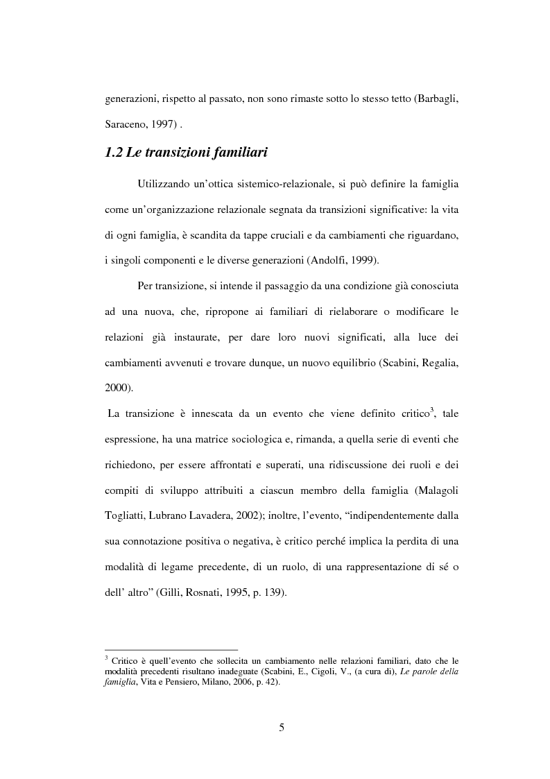 Anteprima della tesi: Eredità invisibili: la trasmissione intergenerazionale tra nonni e nipoti nel ciclo di vita familiare, Pagina 5