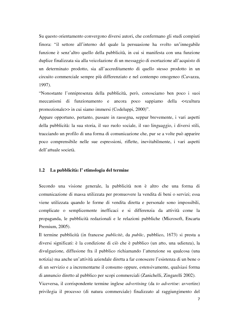 Anteprima della tesi: Le leve del cambiamento mentale nella pubblicità televisiva, Pagina 4