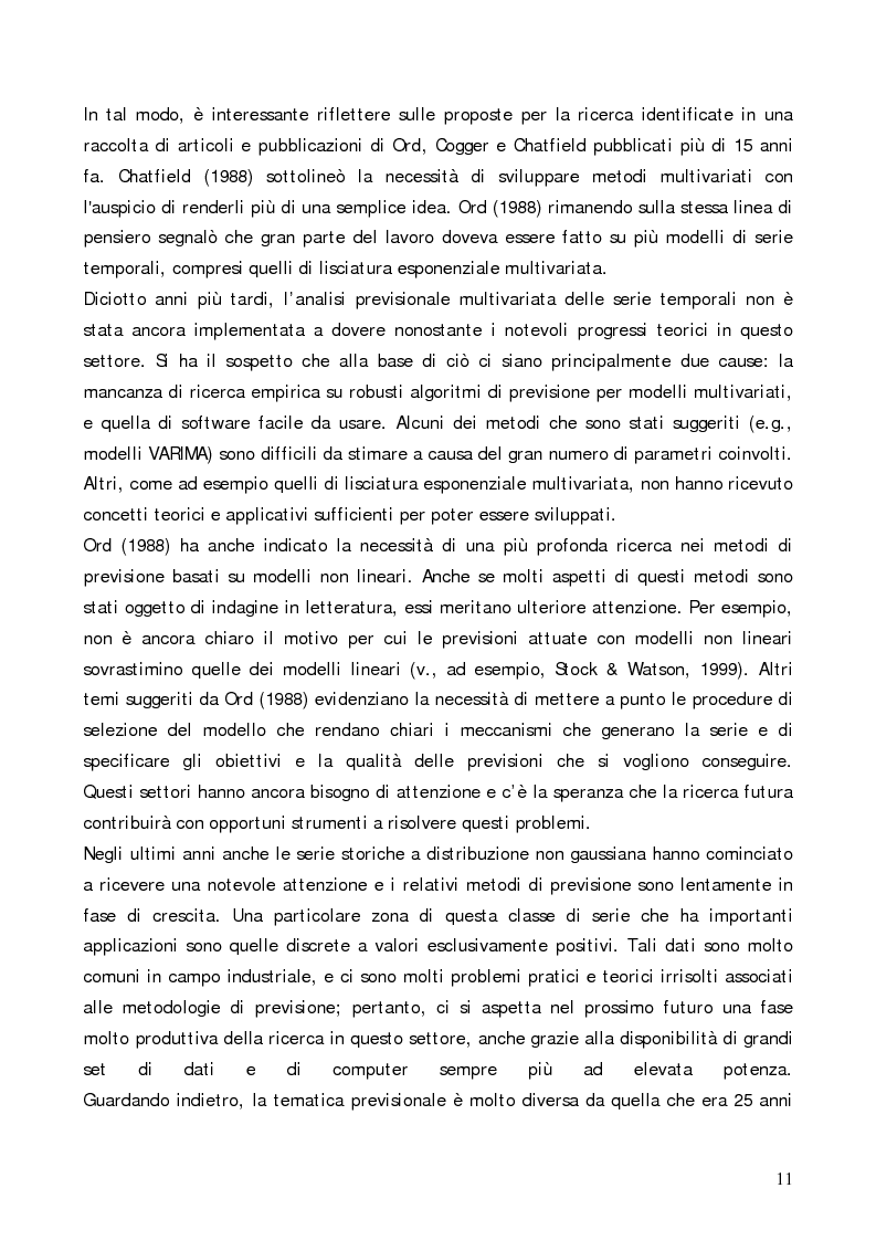 Anteprima della tesi: Analisi comparativa di modelli previsionali per la gestione degli spare parts attraverso l'utilizzo di un software applicativo, Pagina 7