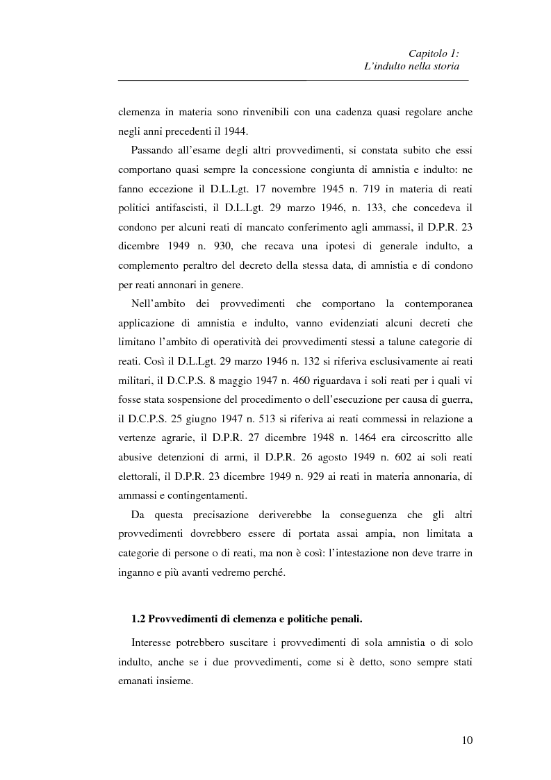 Anteprima della tesi: La recidiva post-indulto: aspetti psichiatrico-forensi, Pagina 10