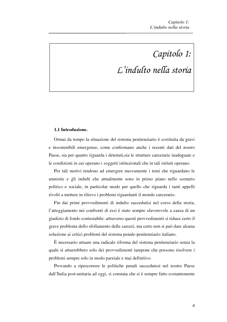 Anteprima della tesi: La recidiva post-indulto: aspetti psichiatrico-forensi, Pagina 4