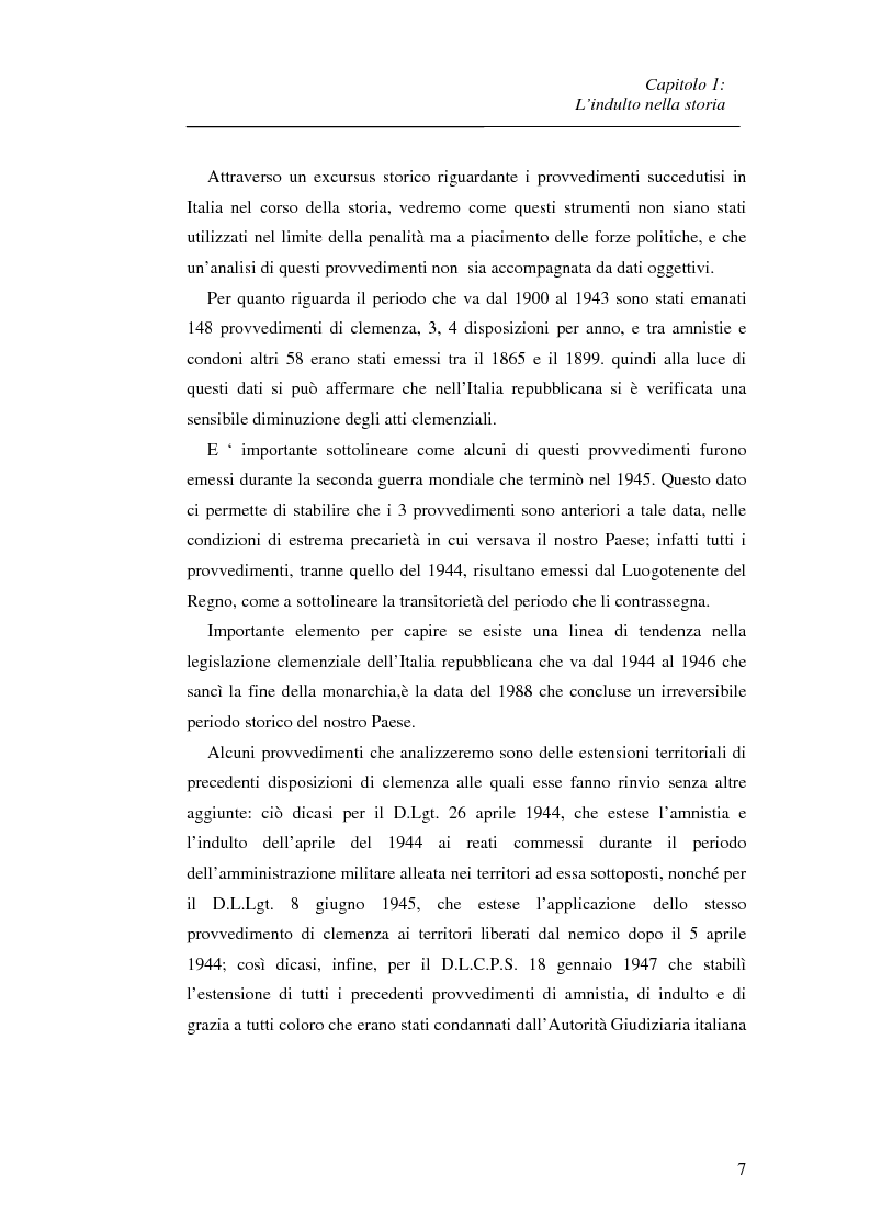 Anteprima della tesi: La recidiva post-indulto: aspetti psichiatrico-forensi, Pagina 7