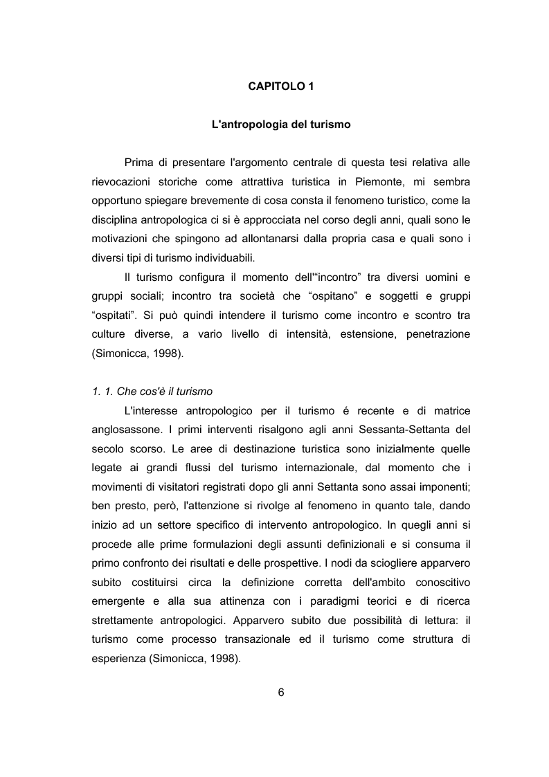Anteprima della tesi: La storia per far festa: rievocazioni storiche e turismo, Pagina 3