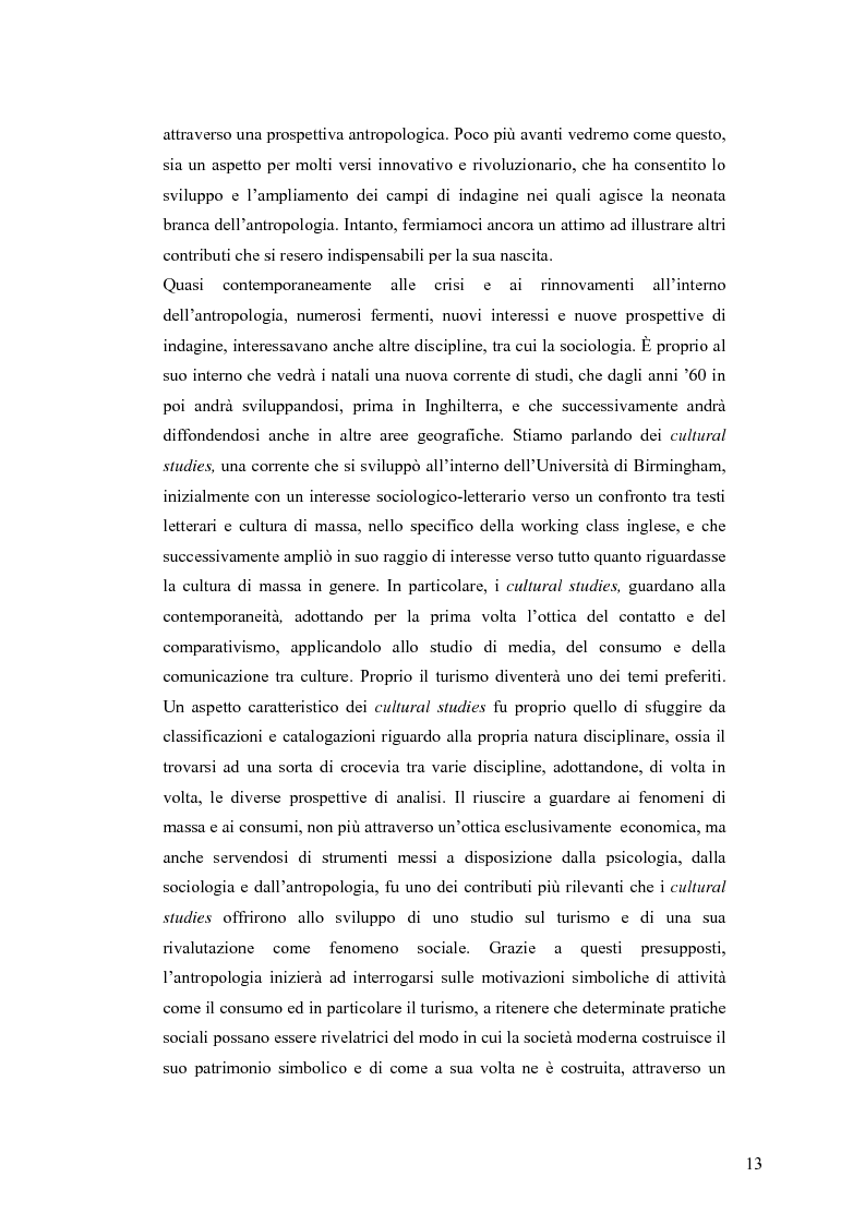 Anteprima della tesi: Tra antropologia e turismo. Viaggio verso nuove forme di autenticità., Pagina 10