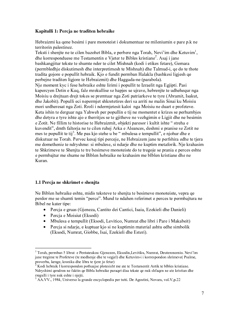 Anteprima della tesi: Perafersia e Perces ne Traditen Hebraike, Kristiane, Islamike, Pagina 5