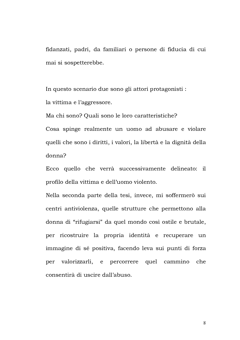 Anteprima della tesi: La violenza contro le donne: i centri antiviolenza e gli orientamenti pedagogici, Pagina 2
