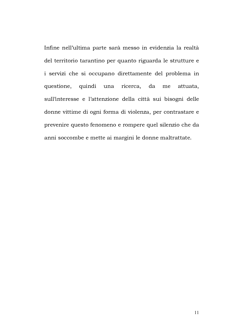 Anteprima della tesi: La violenza contro le donne: i centri antiviolenza e gli orientamenti pedagogici, Pagina 5