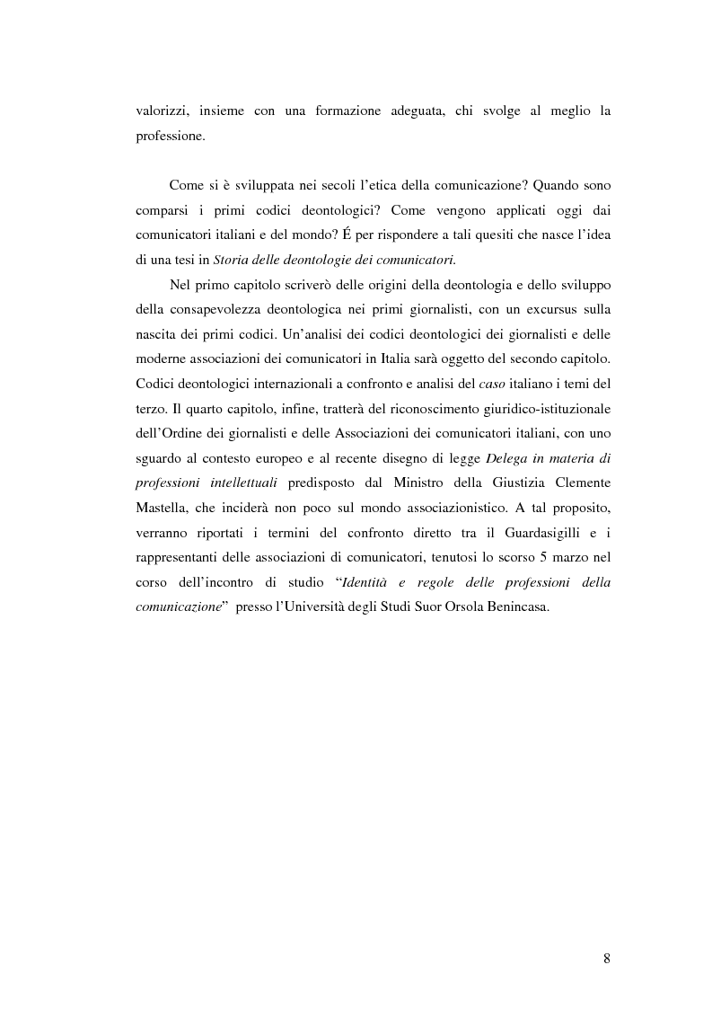 Anteprima della tesi: Storia delle deontologie dei comunicatori, Pagina 4