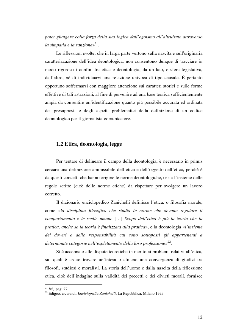 Anteprima della tesi: Storia delle deontologie dei comunicatori, Pagina 8