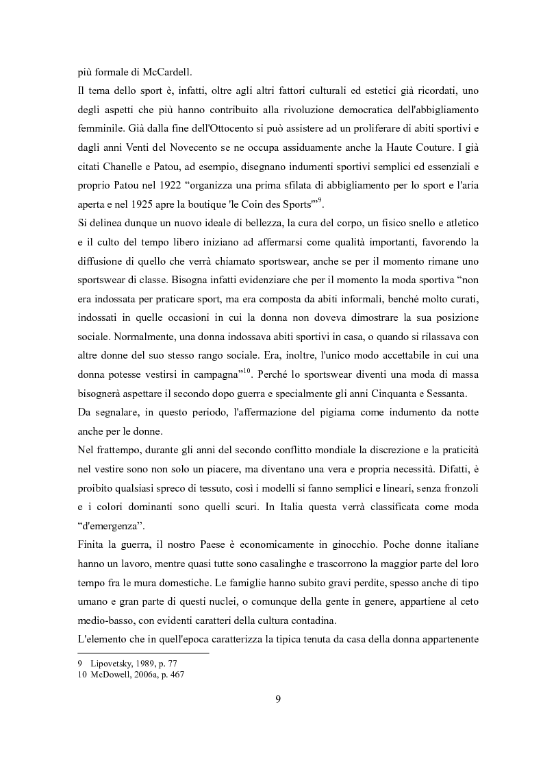 Anteprima della tesi: Déshabillé. Un'indagine sociosemiotica sull'abbigliamento domestico contemporaneo, Pagina 8