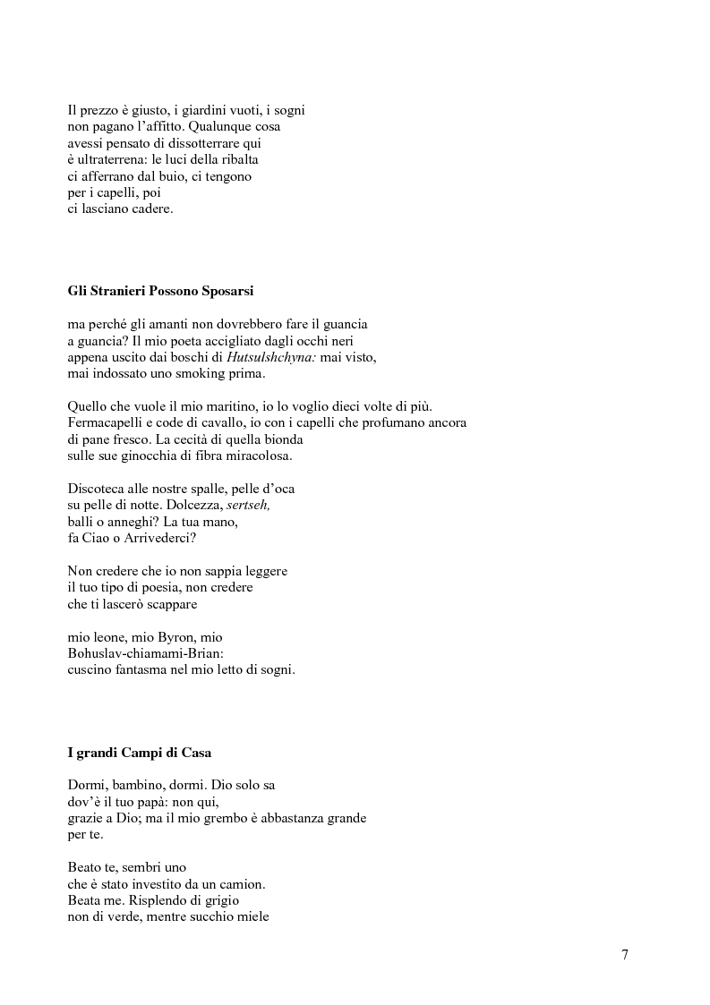 Anteprima della tesi: Janice Kulyk Keefer, Midnight Stroll: proposta di traduzione e commento, Pagina 7
