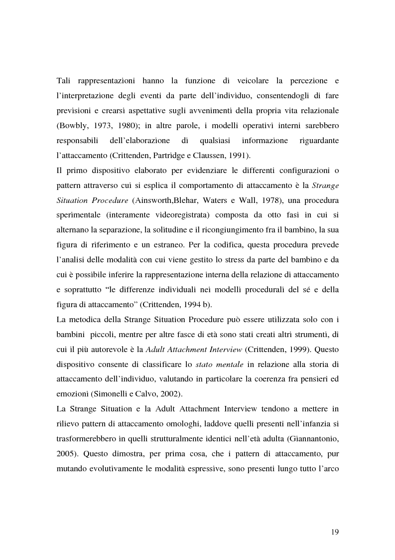 Anteprima della tesi: Lo sviluppo precoce dei disturbi di personalità nei bambini abusati, Pagina 13