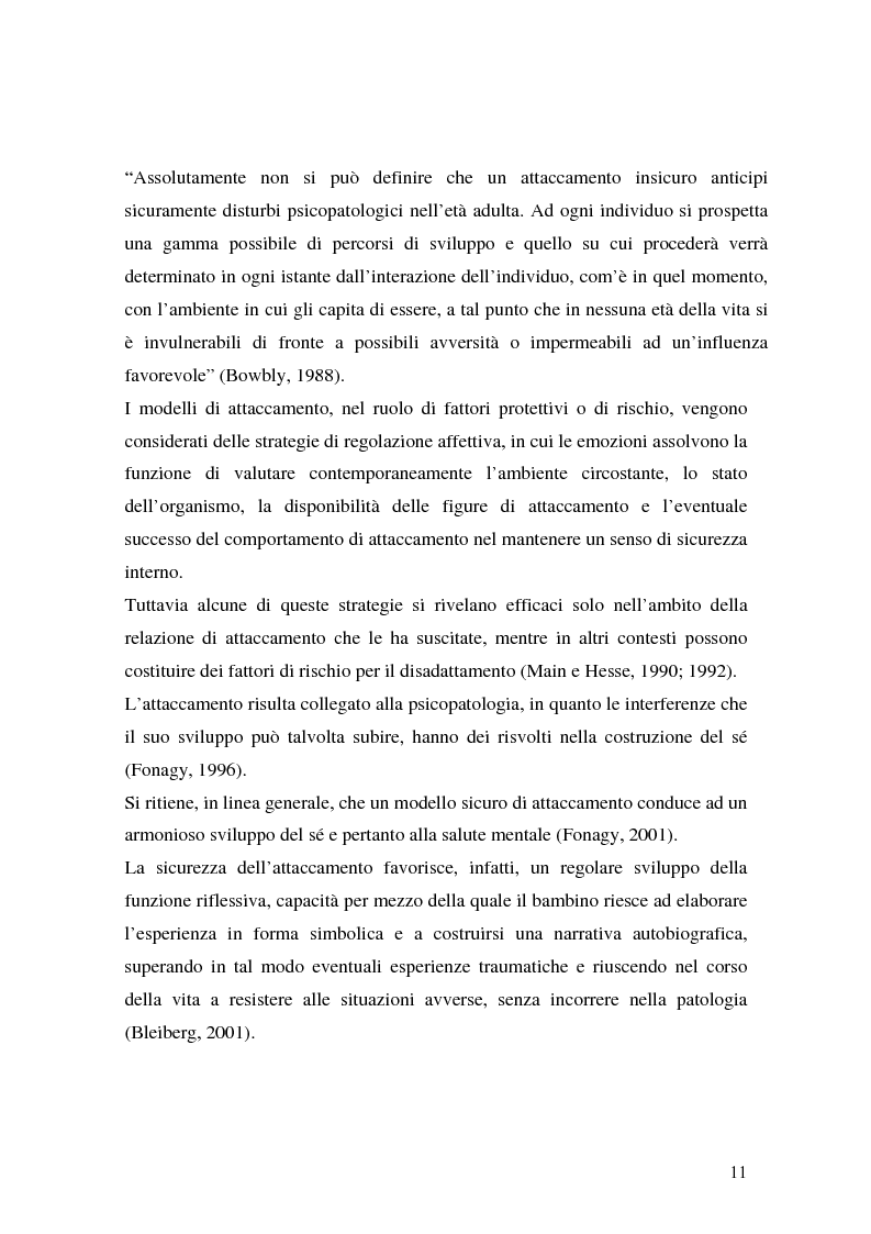 Anteprima della tesi: Lo sviluppo precoce dei disturbi di personalità nei bambini abusati, Pagina 5