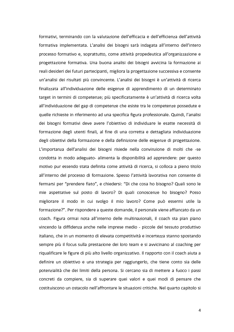 Anteprima della tesi: La formazione: un servizio outsourcing, Pagina 3