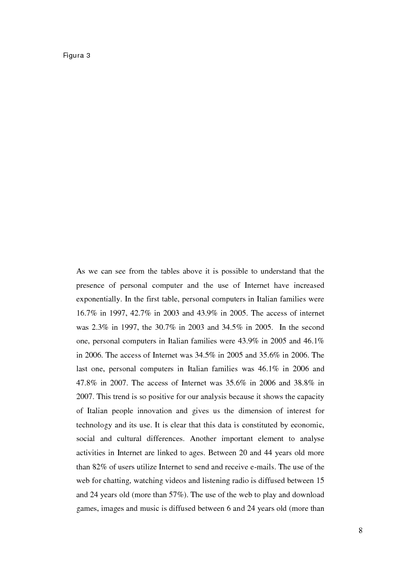 Anteprima della tesi: Web 2.0: Analysis and Perspectives of a Digital Communication Method for Museum Web, Pagina 6
