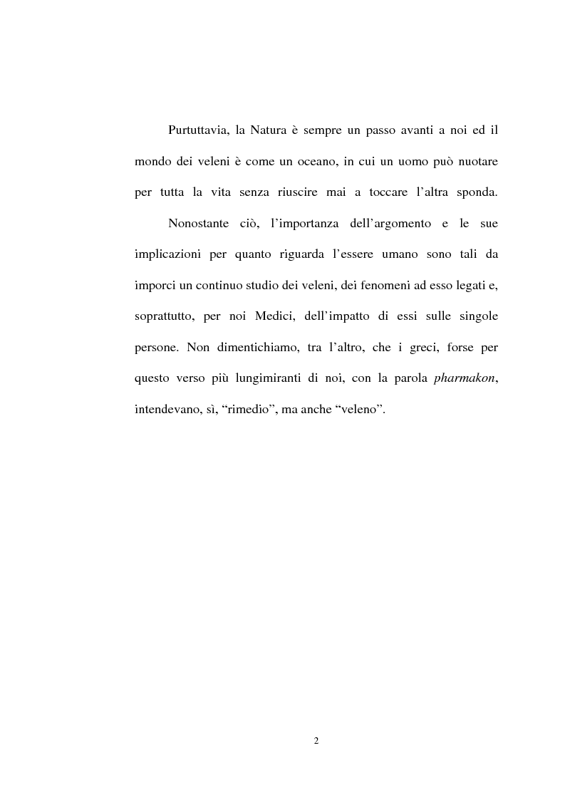 Anteprima della tesi: Intossicazioni da tossine marine. Quattro casi di sindrome da ciguatera, Pagina 2