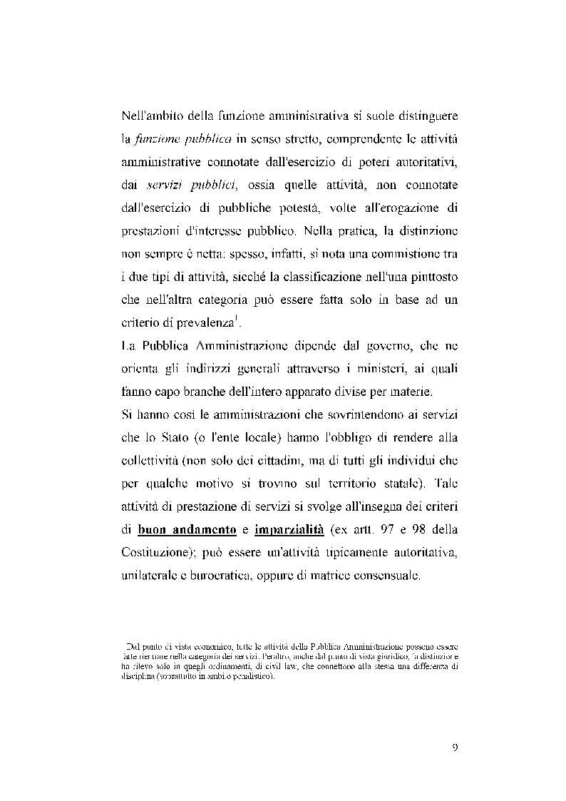 Anteprima della tesi: I sistemi di valutazione delle prestazioni nella P.A., Pagina 3