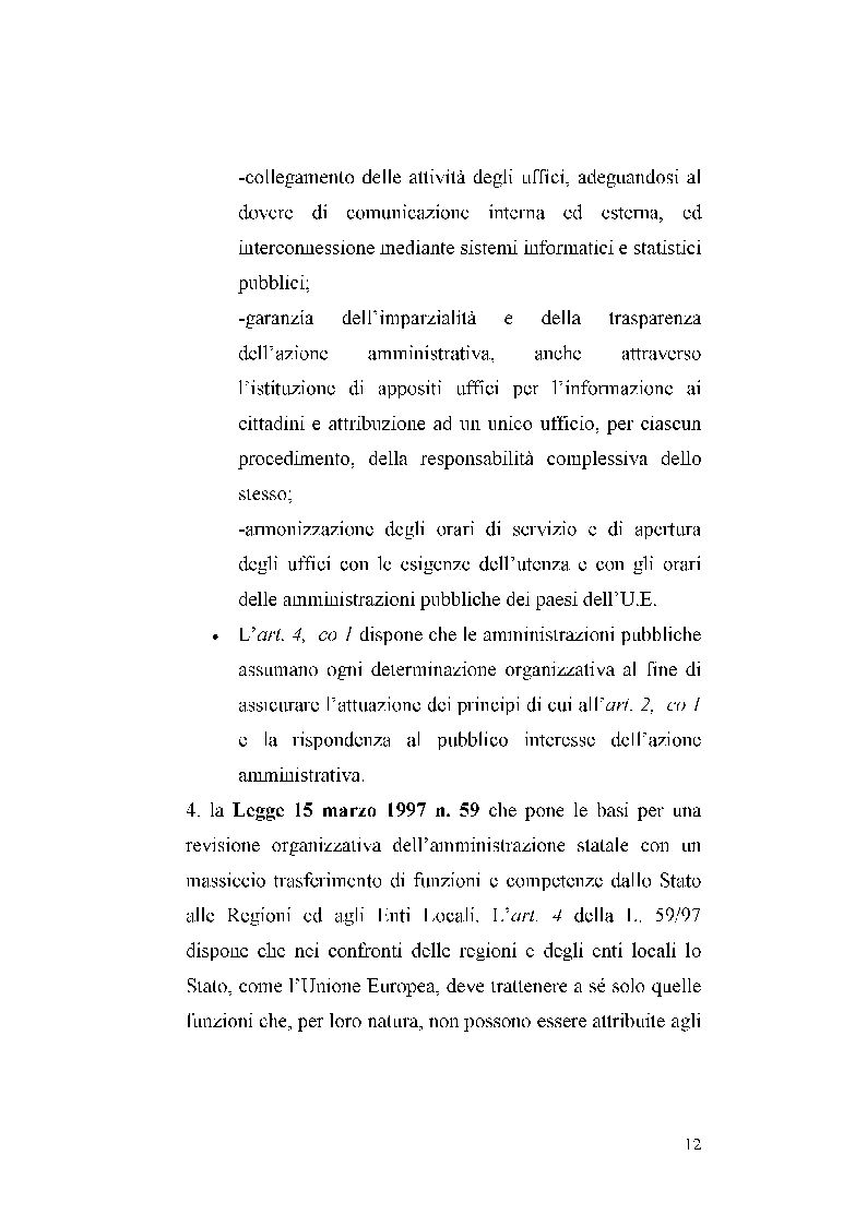 Anteprima della tesi: I sistemi di valutazione delle prestazioni nella P.A., Pagina 6