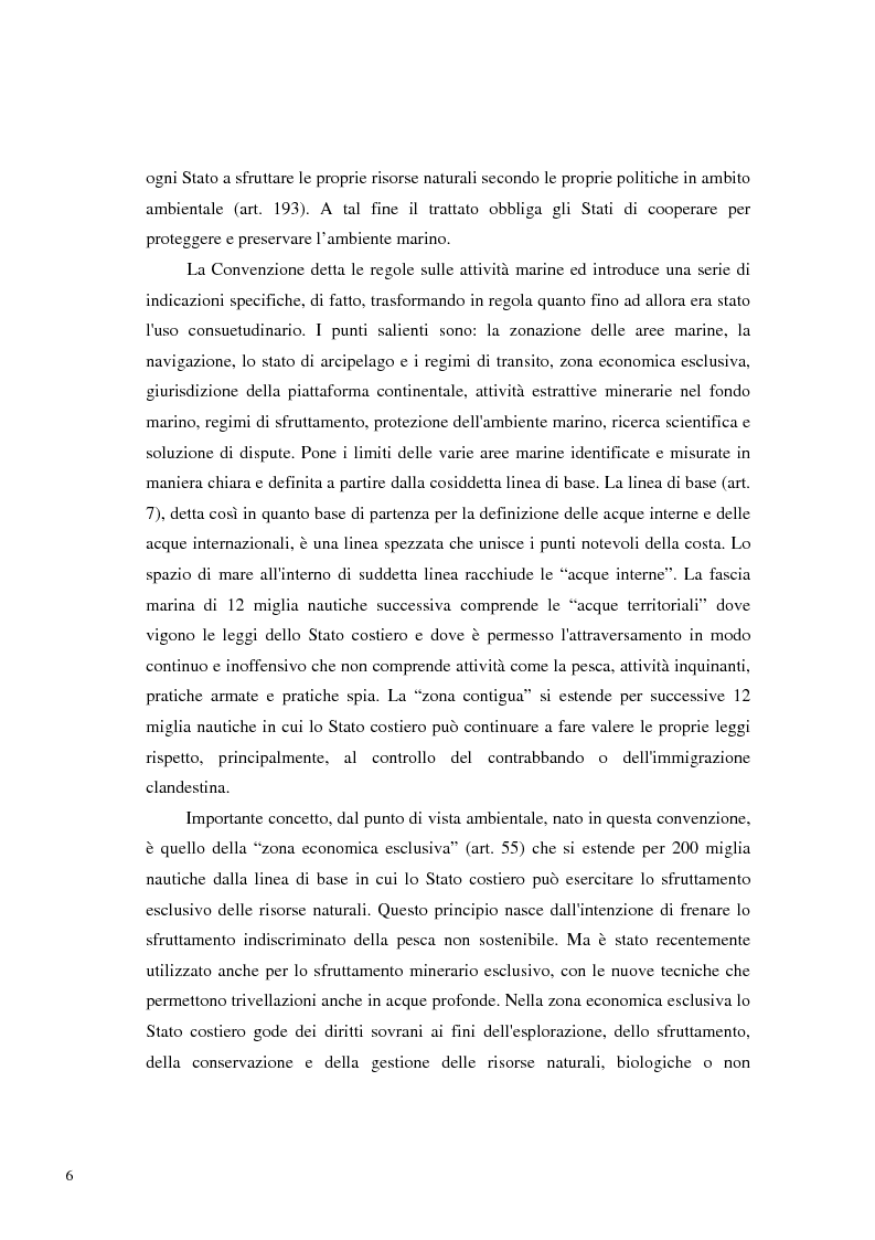 Anteprima della tesi: Il Mare Nostrum: da Montego Bay ai parchi marini, Pagina 4