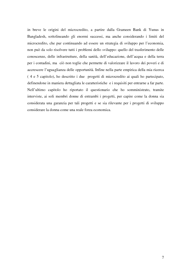 Anteprima della tesi: Donne e microcredito: due strategie di sviluppo in Kenya, Pagina 3