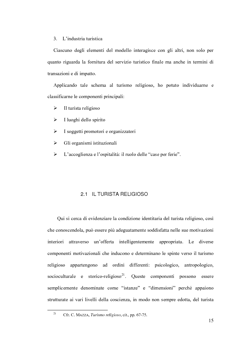 Anteprima della tesi: Il diritto al turismo religioso nell'ordinamento internazionale e comunitario, Pagina 11
